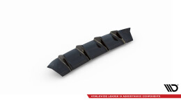 Street+ Heck Ansatz Diffusor passend für Mercedes GLE Coupe 63 AMG C292 schwarz Hochglanz