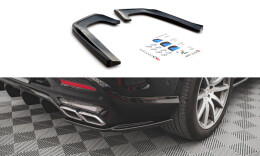 Heck Ansatz Flaps Diffusor V.1 passend für Mercedes-Benz GLE Coupe 63 AMG C292 schwarz Hochglanz