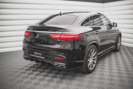 Heck Ansatz Flaps Diffusor V.2 passend für Mercedes-Benz GLE Coupe 63 AMG C292 schwarz Hochglanz