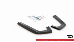 Heck Ansatz Flaps Diffusor V.2 passend für Mercedes-Benz GLE Coupe 63 AMG C292 schwarz Hochglanz