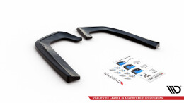 Heck Ansatz Flaps Diffusor V.2 passend für Mercedes-Benz GLE Coupe 63 AMG C292 schwarz Hochglanz