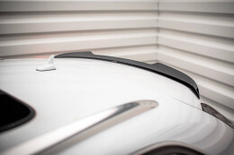 Heck Spoiler Aufsatz Abrisskante für Audi Q3 S-Line 8U Facelift schwarz Hochglanz