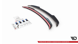 Heck Spoiler Aufsatz Abrisskante passend für Audi Q3 Sport 8U Facelift / S-Line 8U schwarz Hochglanz
