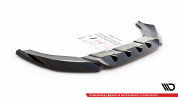Cup Spoilerlippe Front Ansatz V.1 für Audi Q3 S-Line 8U Facelift schwarz Hochglanz