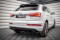 Mittlerer Cup Diffusor Heck Ansatz DTM Look passend für Audi Q3 Sport 8U Facelift schwarz Hochglanz