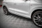 Seitenschweller Ansatz Cup Leisten für Audi Q3 S-Line 8U Facelift schwarz Hochglanz