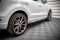 Seitenschweller Ansatz Cup Leisten passend für Audi Q3 Sport 8U Facelift schwarz Hochglanz