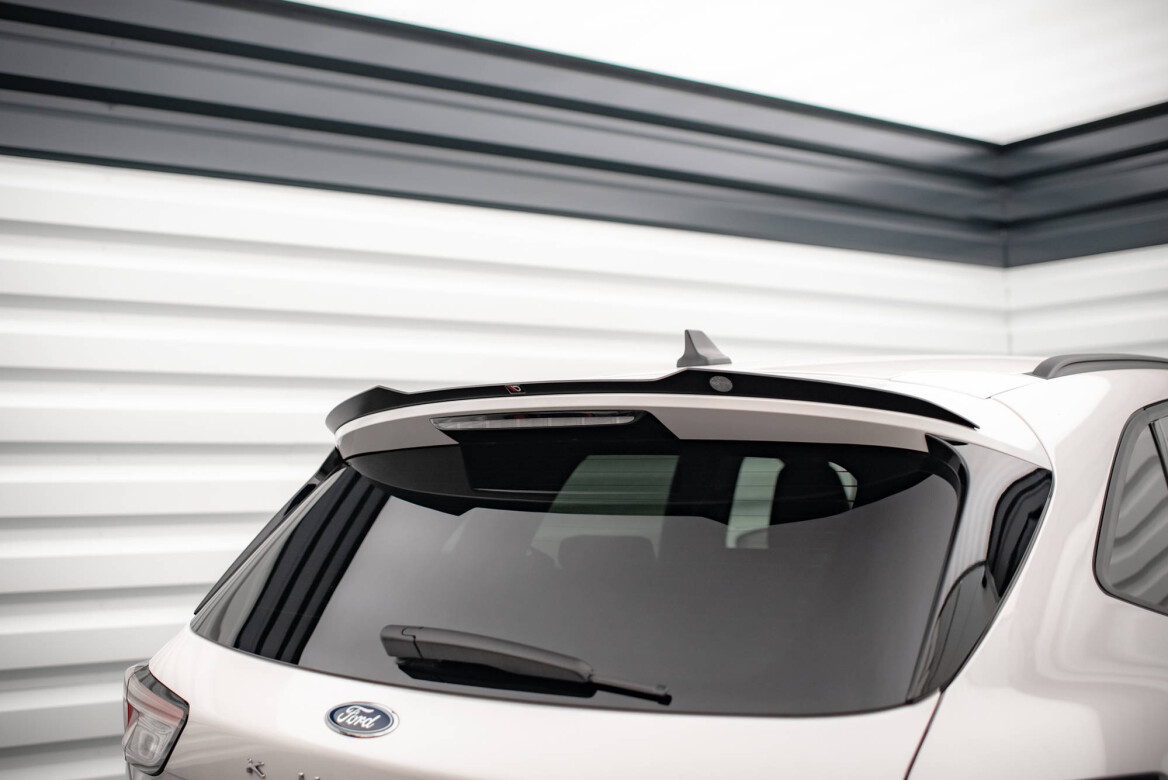 ABS Material Auto Heckspoiler Spoiler für Ford Escape Kuga ST Spoiler  2013-2018, Heck High Kick HeckflüGel Dachlippenspoiler Kofferraum  Heckklappen