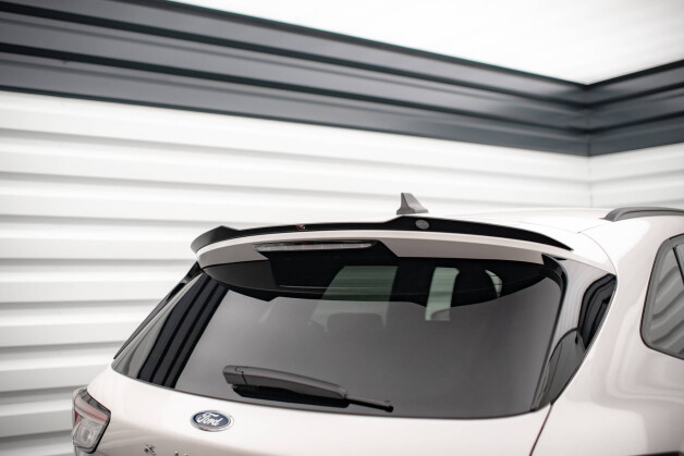 Heck Spoiler Aufsatz Abrisskante passend für Ford Kuga ST-Line Mk3 schwarz Hochglanz
