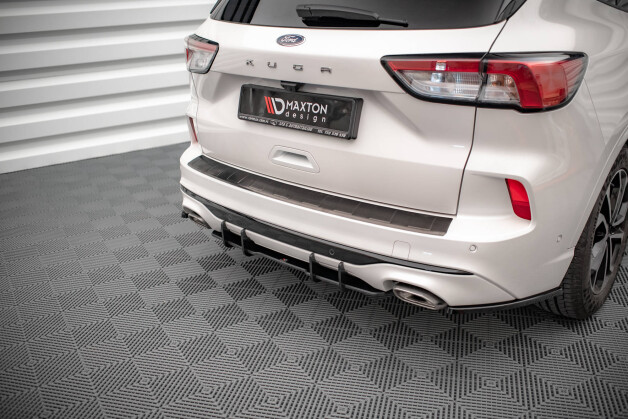 Street Pro Heckschürze Heck Ansatz Diffusor passend für Ford Kuga ST-Line Mk3 SCHWARZ
