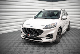Cup Spoilerlippe Front Ansatz passend für Ford Kuga ST-Line Mk3 schwarz Hochglanz