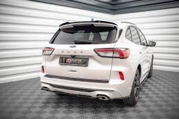 Mittlerer Cup Diffusor Heck Ansatz passend für Ford Kuga ST-Line Mk3 schwarz Hochglanz