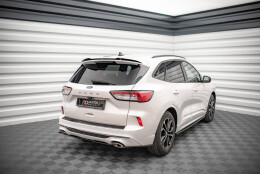 Heck Ansatz Flaps Diffusor passend für Ford Kuga ST-Line Mk3 schwarz Hochglanz