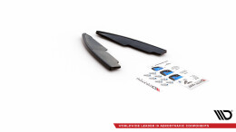 Heck Ansatz Flaps Diffusor passend für Ford Kuga ST-Line Mk3 schwarz Hochglanz