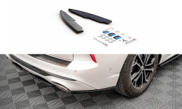 Heck Ansatz Flaps Diffusor passend für Ford Kuga ST-Line Mk3 Carbon Look