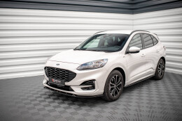Seitenschweller Ansatz Cup Leisten passend für Ford Kuga ST-Line Mk3 schwarz Hochglanz