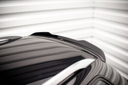 Heck Spoiler Aufsatz Abrisskante passend für Seat Exeo ST schwarz Hochglanz