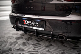 Street Pro Heckschürze Heck Ansatz Diffusor passend für Seat Exeo rot