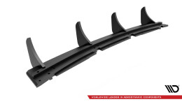 Street Pro Heckschürze Heck Ansatz Diffusor passend für Seat Exeo rot