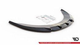 Cup Spoilerlippe Front Ansatz V.1 passend für Seat Exeo schwarz Hochglanz