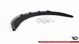 Cup Spoilerlippe Front Ansatz V.1 passend für Seat Exeo schwarz Hochglanz