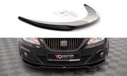 Cup Spoilerlippe Front Ansatz V.2 passend für Seat Exeo schwarz Hochglanz
