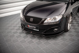 Cup Spoilerlippe Front Ansatz V.2 passend für Seat Exeo schwarz Hochglanz