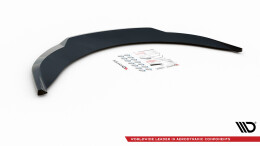 Cup Spoilerlippe Front Ansatz V.2 passend für Seat Exeo schwarz Hochglanz