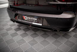 Mittlerer Cup Diffusor Heck Ansatz passend für Seat Exeo schwarz Hochglanz