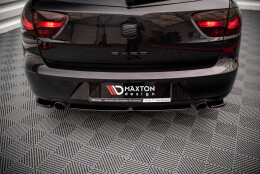 Mittlerer Cup Diffusor Heck Ansatz passend für Seat Exeo schwarz Hochglanz
