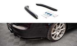 Heck Ansatz Flaps Diffusor passend für Seat Exeo schwarz Hochglanz