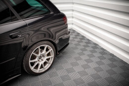 Heck Ansatz Flaps Diffusor passend für Seat Exeo schwarz Hochglanz