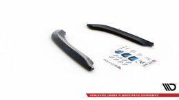 Heck Ansatz Flaps Diffusor passend für Seat Exeo schwarz Hochglanz