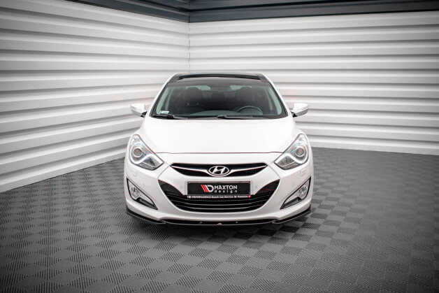 Cup Spoilerlippe Front Ansatz passend für Hyundai I40 Mk1 schwarz Hochglanz