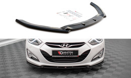 Cup Spoilerlippe Front Ansatz passend für Hyundai I40 Mk1 schwarz Hochglanz