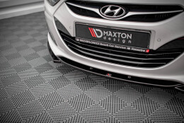 Cup Spoilerlippe Front Ansatz passend für Hyundai I40 Mk1 schwarz Hochglanz