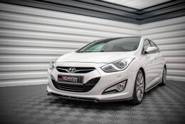 Cup Spoilerlippe Front Ansatz passend für Hyundai I40 Mk1 schwarz Hochglanz