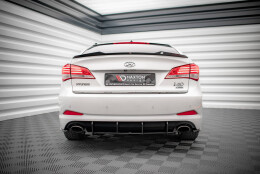 Street Pro Heckschürze Heck Ansatz Diffusor passend für Hyundai I40 Mk1 rot