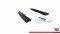 Heck Ansatz Flaps Diffusor passend für Volvo S60 R-Design Mk2 schwarz Hochglanz
