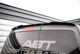 Heck Spoiler Aufsatz Abrisskante passend für VW Caddy Mk3 Facelift schwarz Hochglanz