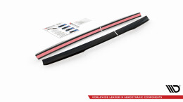 Heck Spoiler Aufsatz Abrisskante passend für VW Caddy Mk3 Facelift schwarz Hochglanz