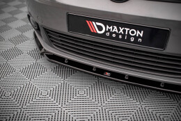 Cup Spoilerlippe Front Ansatz passend für VW Caddy Mk3 Facelift schwarz Hochglanz