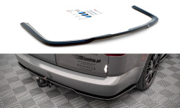 Mittlerer Cup Diffusor Heck Ansatz DTM Look passend für VW Caddy Mk3 Facelift schwarz matt