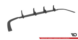 Street Pro Heckschürze Heck Ansatz Diffusor passend für VW Caddy Mk5 schwarz-rot