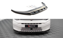 Cup Spoilerlippe Front Ansatz V.1 passend für VW Caddy Mk5 schwarz Hochglanz