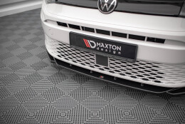 Cup Spoilerlippe Front Ansatz V.1 passend für VW Caddy Mk5 schwarz Hochglanz