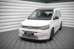 Cup Spoilerlippe Front Ansatz V.1 passend für VW Caddy Mk5 schwarz Hochglanz