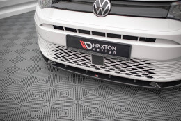 Cup Spoilerlippe Front Ansatz V.2 passend für VW Caddy Mk5 schwarz Hochglanz