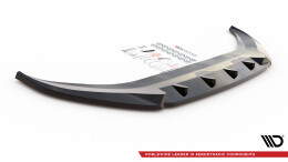 Cup Spoilerlippe Front Ansatz V.2 passend für VW Caddy Mk5 schwarz Hochglanz