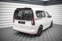 Mittlerer Cup Diffusor Heck Ansatz passend für VW Caddy Mk5 / Ford Transit Connect Mk3 schwarz Hochglanz